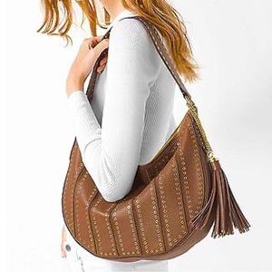 Michael Kors Women's  Guitar Strap Purse | Brooklyn Grommet | Tassel